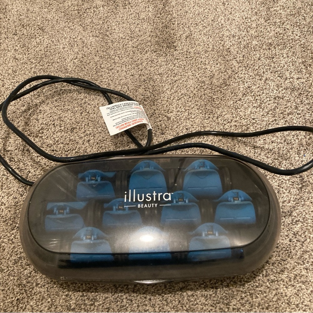 Intertek Illustra Hot Rollers Plush 10 (2 Different Sizes) Clips Tested Works